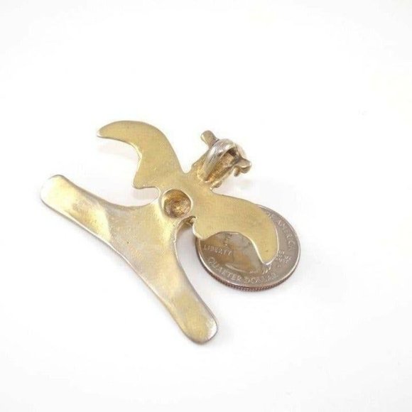 Metropolitan Museum Of Arts Sterling Silver Vermeil Fertility Bird Pendant - Picture 3 of 3